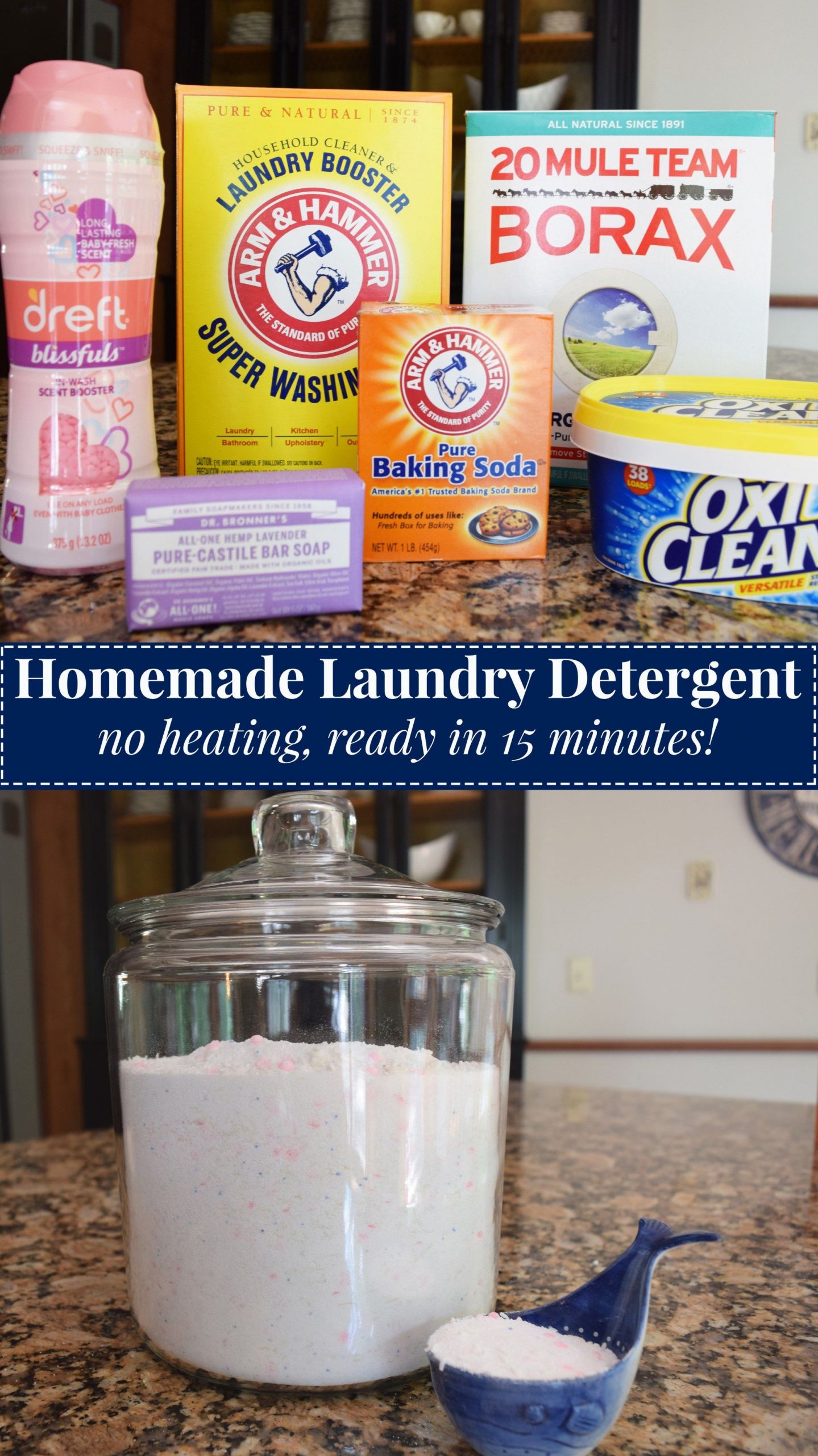 DIY Baby Laundry Detergent
 homemade laundry detergent easy ready in 15 minutes