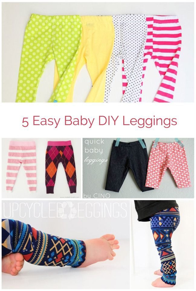 DIY Baby Leggings
 5 EASY DIY BABY LEGGINGS