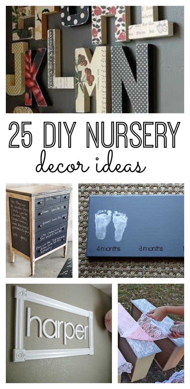 DIY Baby Nursery Decor
 25 DIY Nursery Decor Ideas