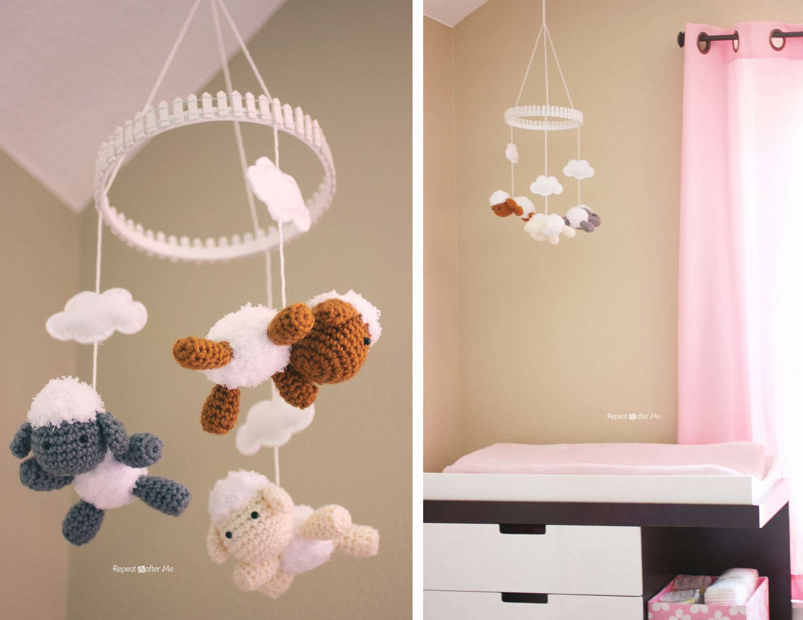 DIY Baby Nursery Decor
 Baby Girl Nursery DIY decorating ideas Repeat Crafter Me