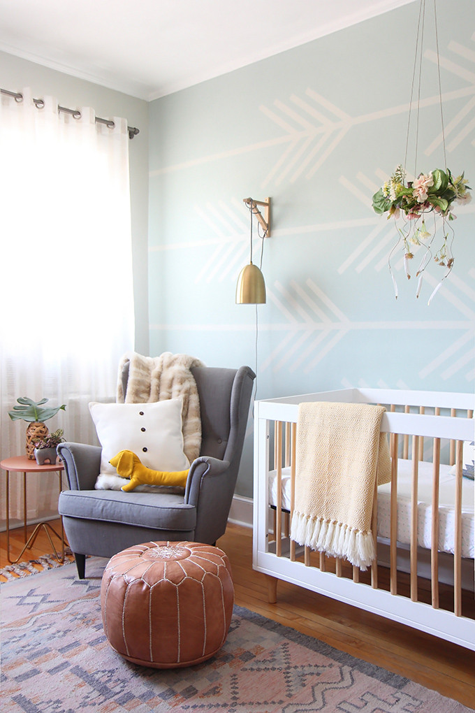 DIY Baby Nursery Decor
 I SPY DIY DESIGN Baby Girl Nursery Makeover