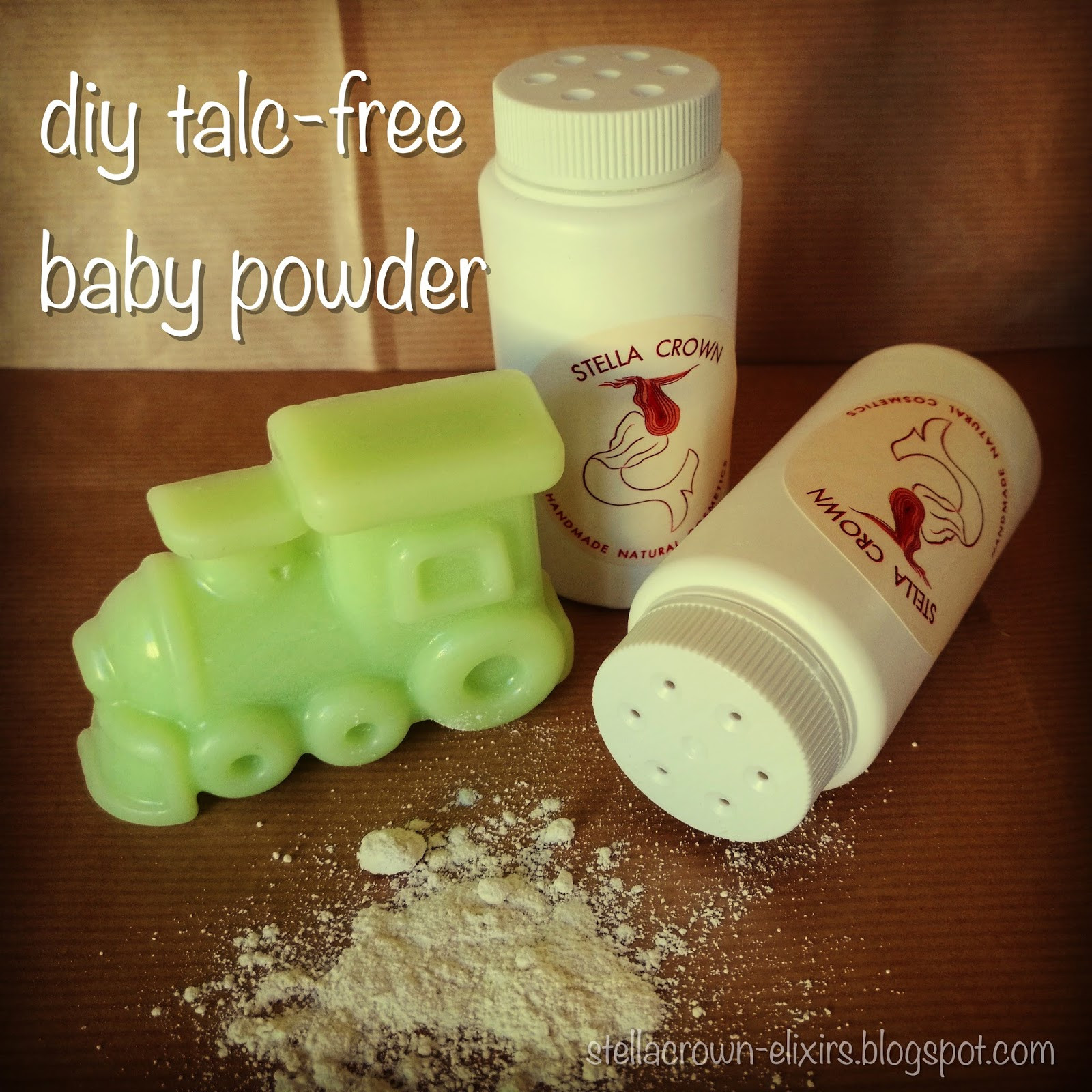 DIY Baby Powder
 Stella Crown Natural Cosmetics diy talc free baby powder
