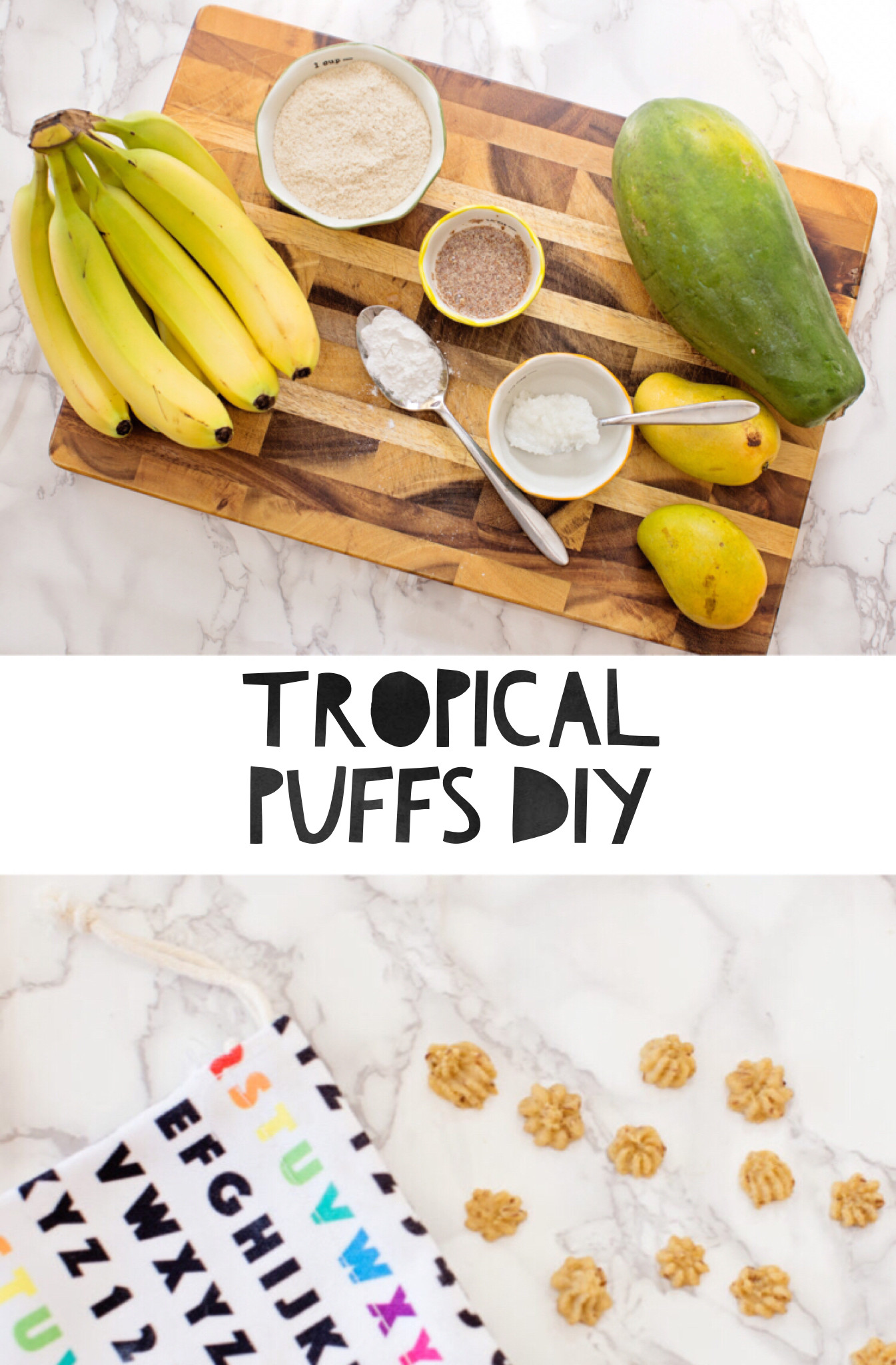 Diy Baby Puffs
 Homemade Tropical Vegan Puffs