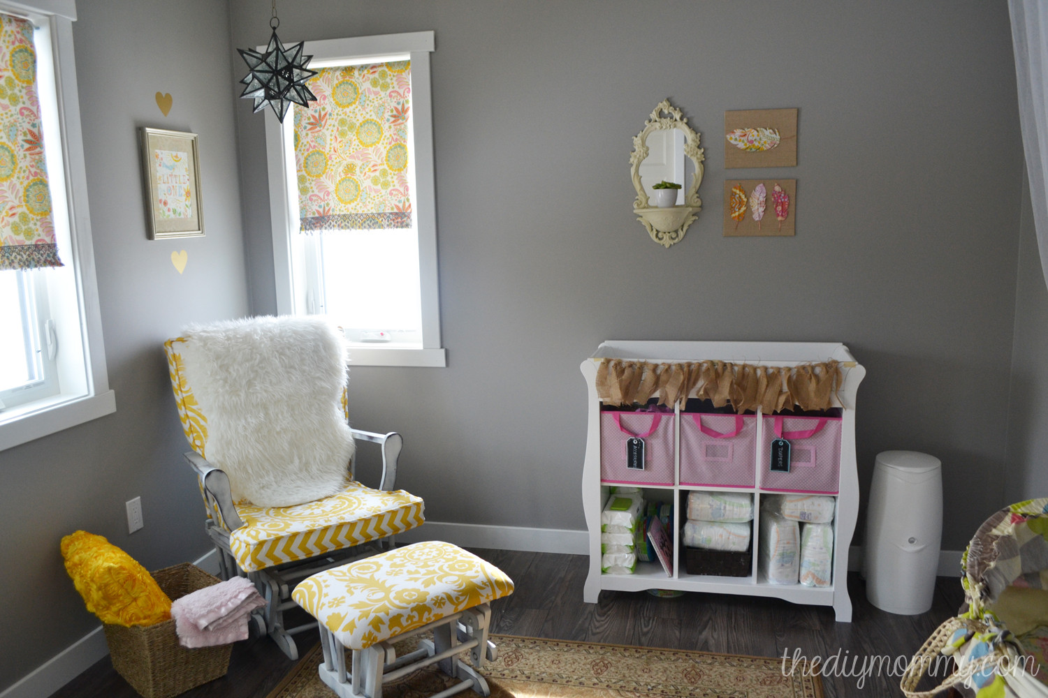 DIY Baby Room
 Baby B’s Soft Boho Nursery