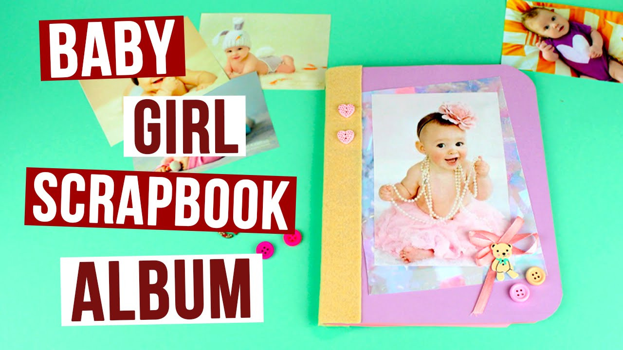 DIY Baby Scrapbook
 DIY Baby Girl Scrapbook Album