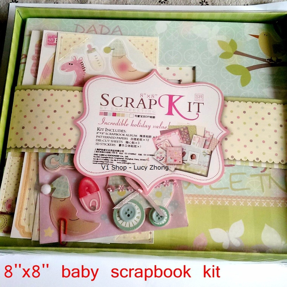 DIY Baby Scrapbook
 Hot Scrapbooking Set Baby Scrapbook Kit 8 Inch Children s