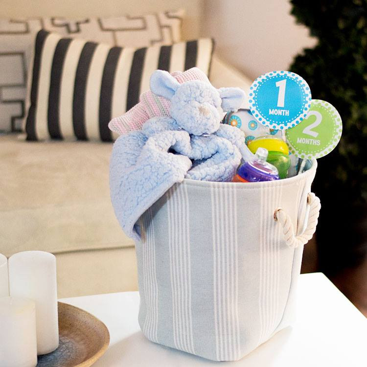 DIY Baby Shower Basket
 90 Lovely DIY Baby Shower Baskets for Presenting Homemade