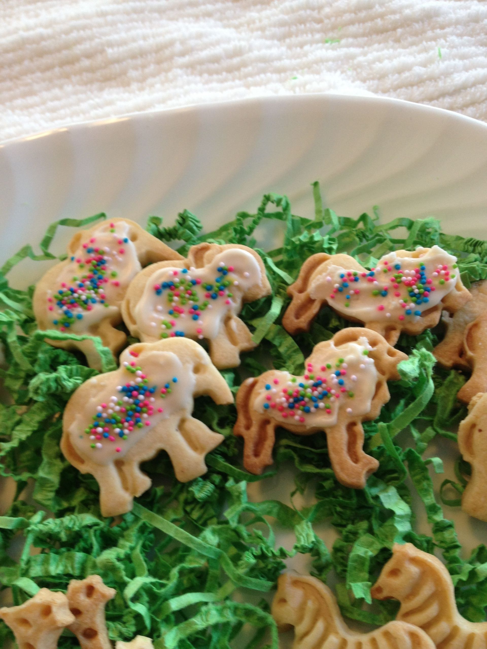 DIY Baby Shower Cookies
 Homemade animal cookies for baby shower