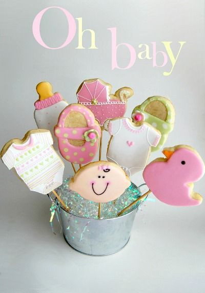 DIY Baby Shower Cookies
 832 best images about Baby Shower Ideas on Pinterest