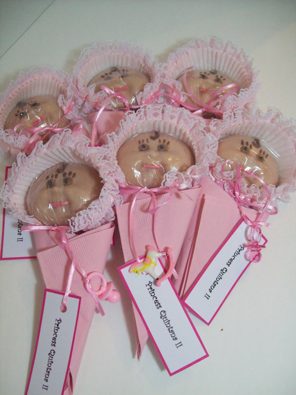 Diy Baby Shower Favors For Girl
 CedarGap Creations Cookies Chocolate Bonnet Babes Girl