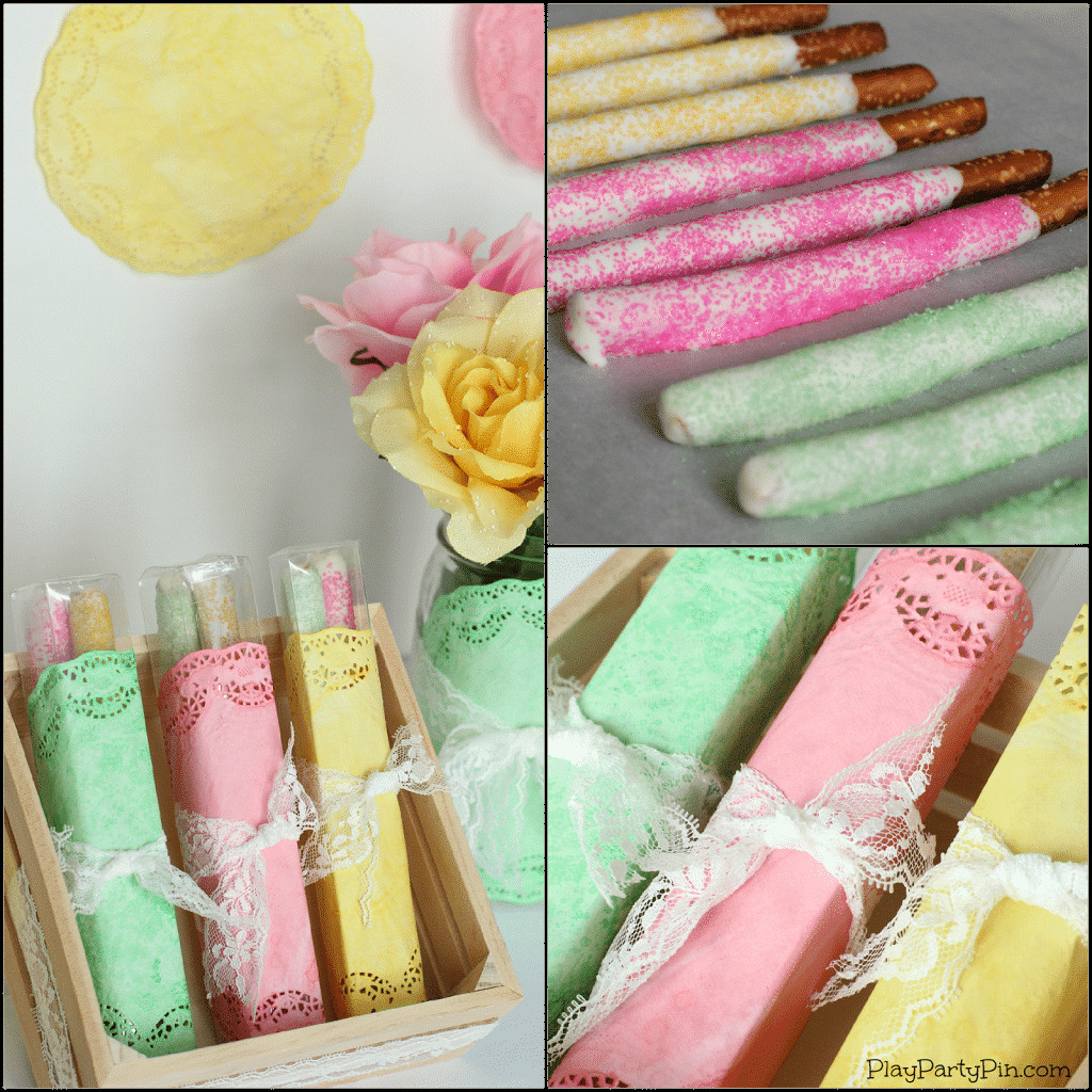Diy Baby Shower Favors For Girl
 Simple DIY Spring Baby Shower Decorations Play Party Plan