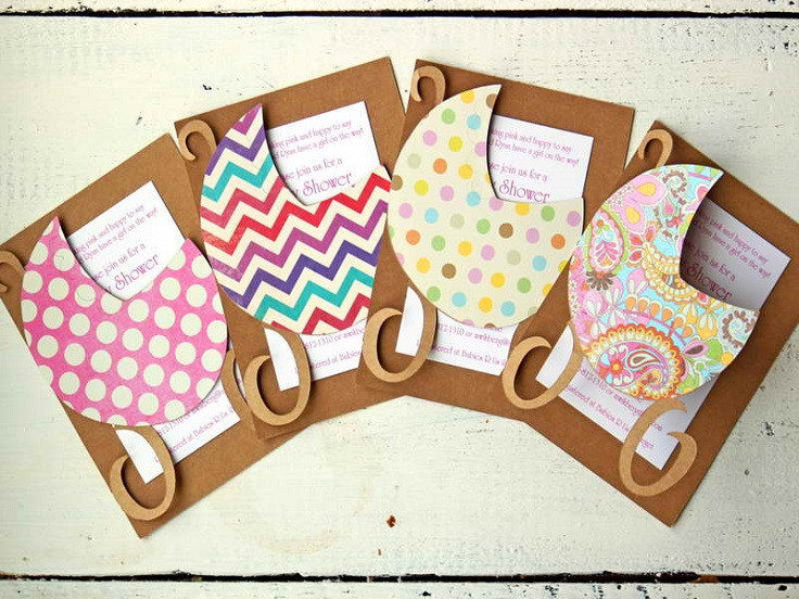 Diy Baby Shower Invitations Girl
 Top 10 Creative DIY Baby Shower Invitation Ideas