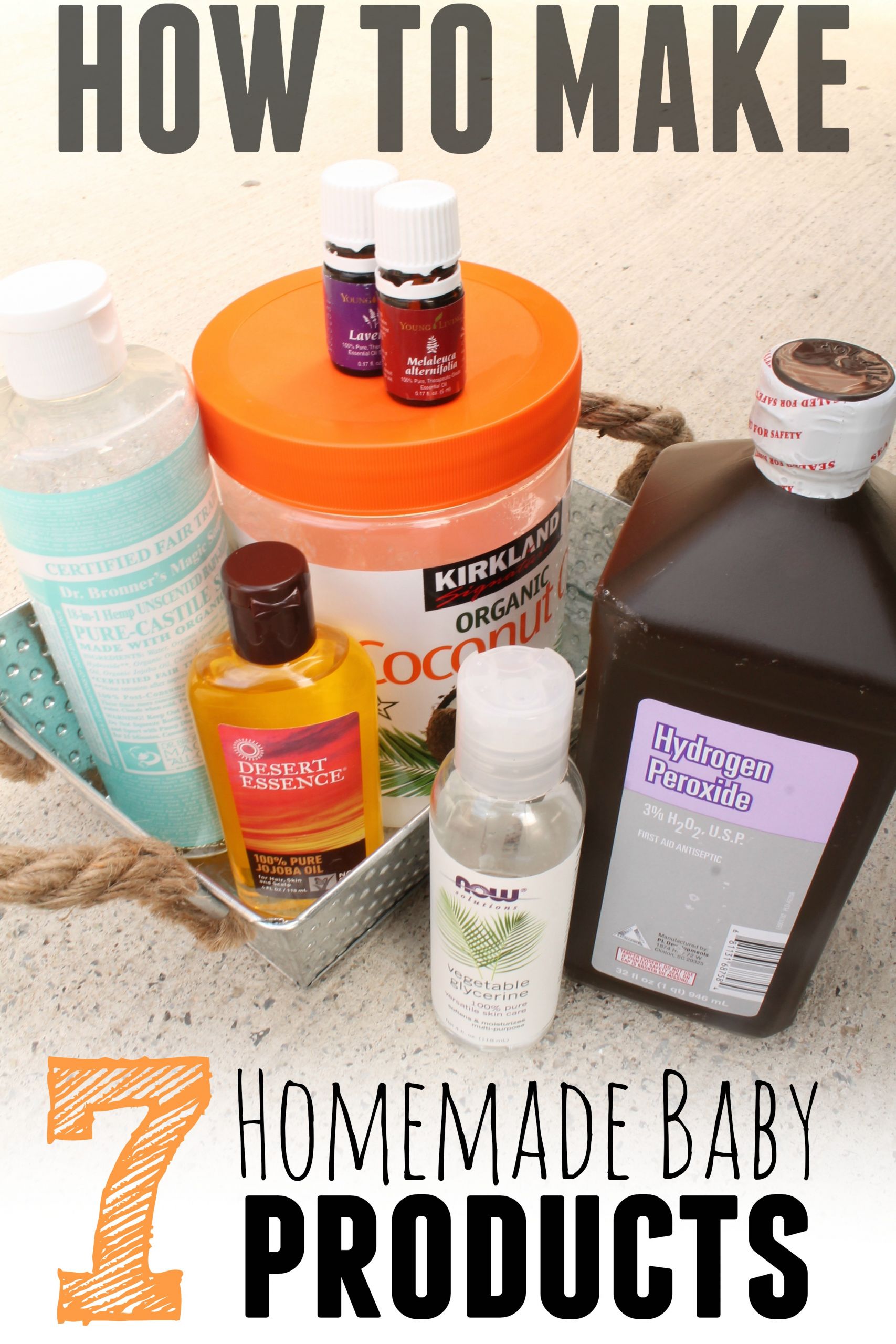 DIY Baby Soap
 Homemade Baby Products 7 of them using only 7 total