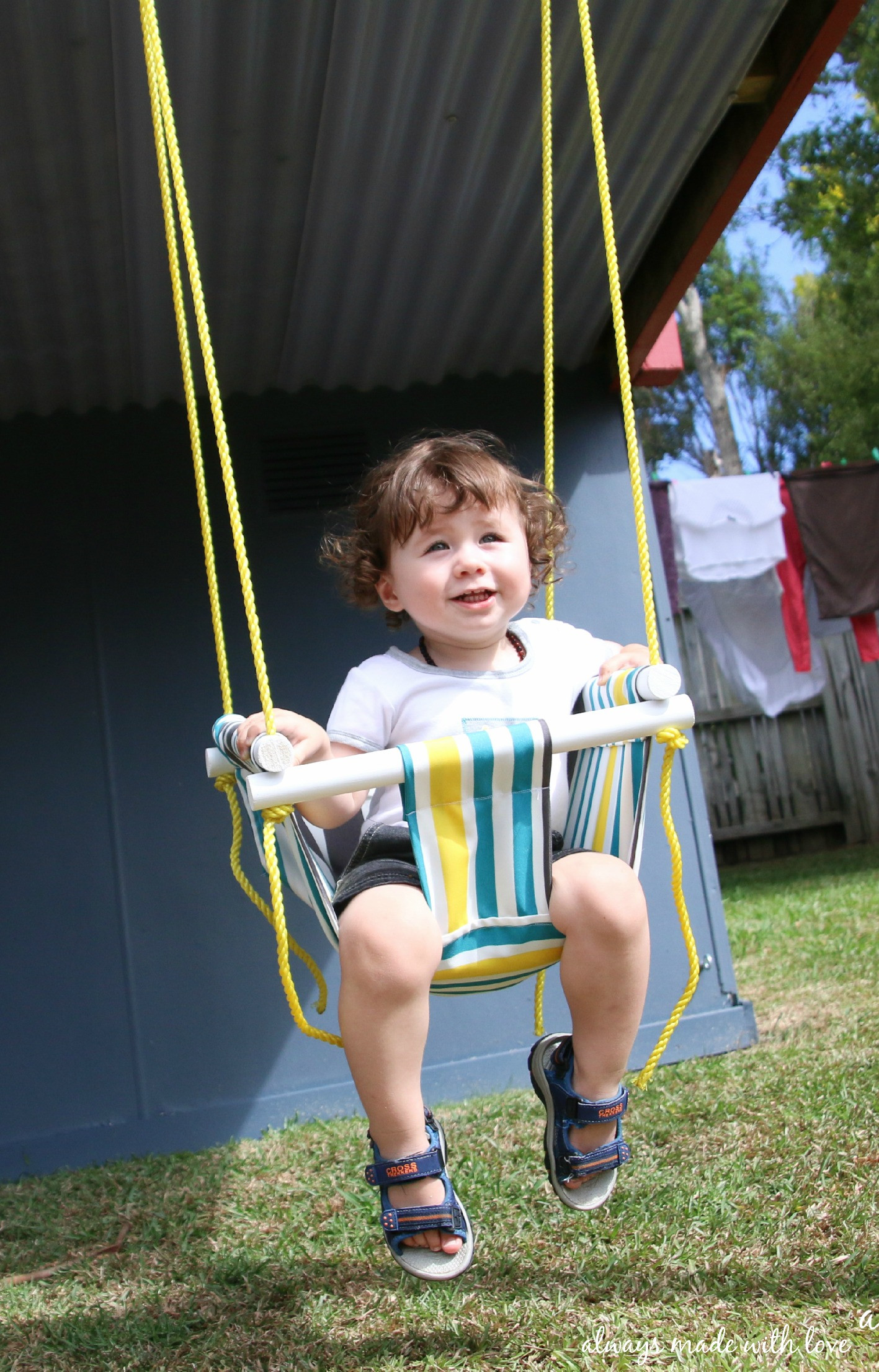DIY Baby Swings
 DIY Baby Toddler Swing Always Made With Love