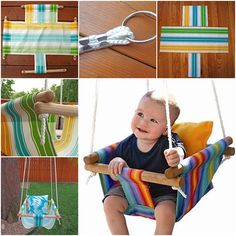 DIY Baby Swings
 Wonderful DIY Hammock Type Baby Swing