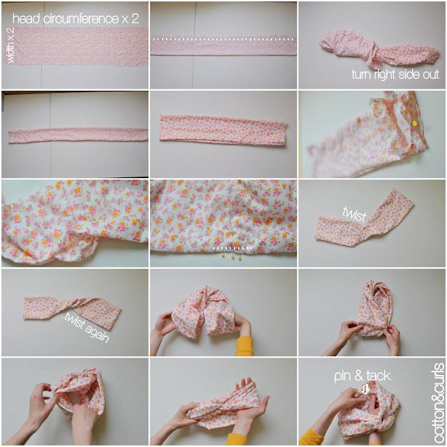 DIY Baby Turban Headband
 3 DIY turban tutorials