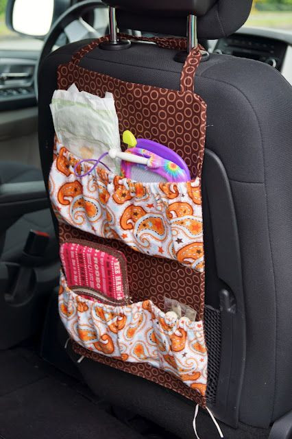 DIY Back Seat Car Organizer
 29 best Sewing for the car & other fabric organizers