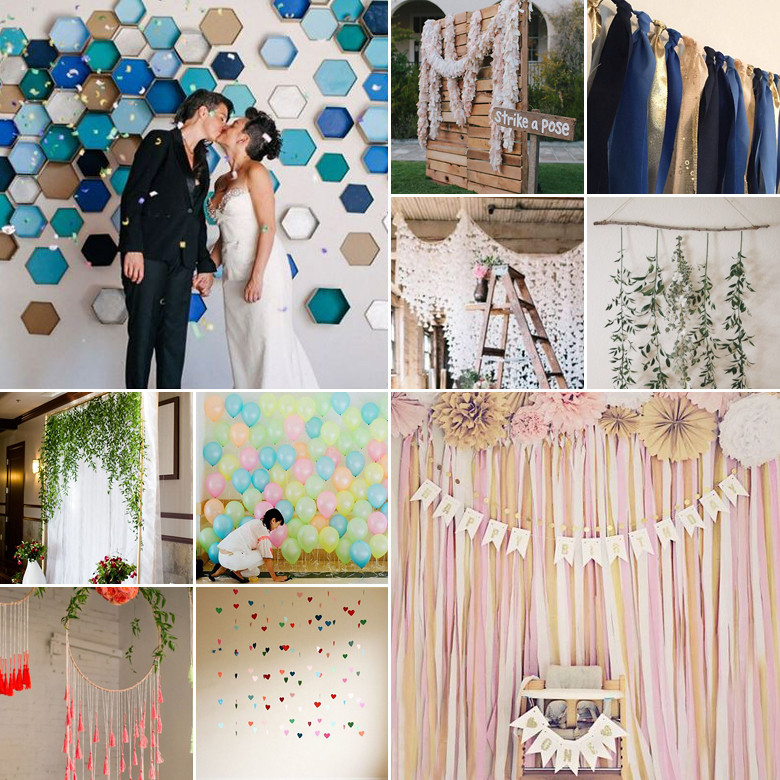 DIY Backdrop For Wedding
 DIY Wedding Backdrops