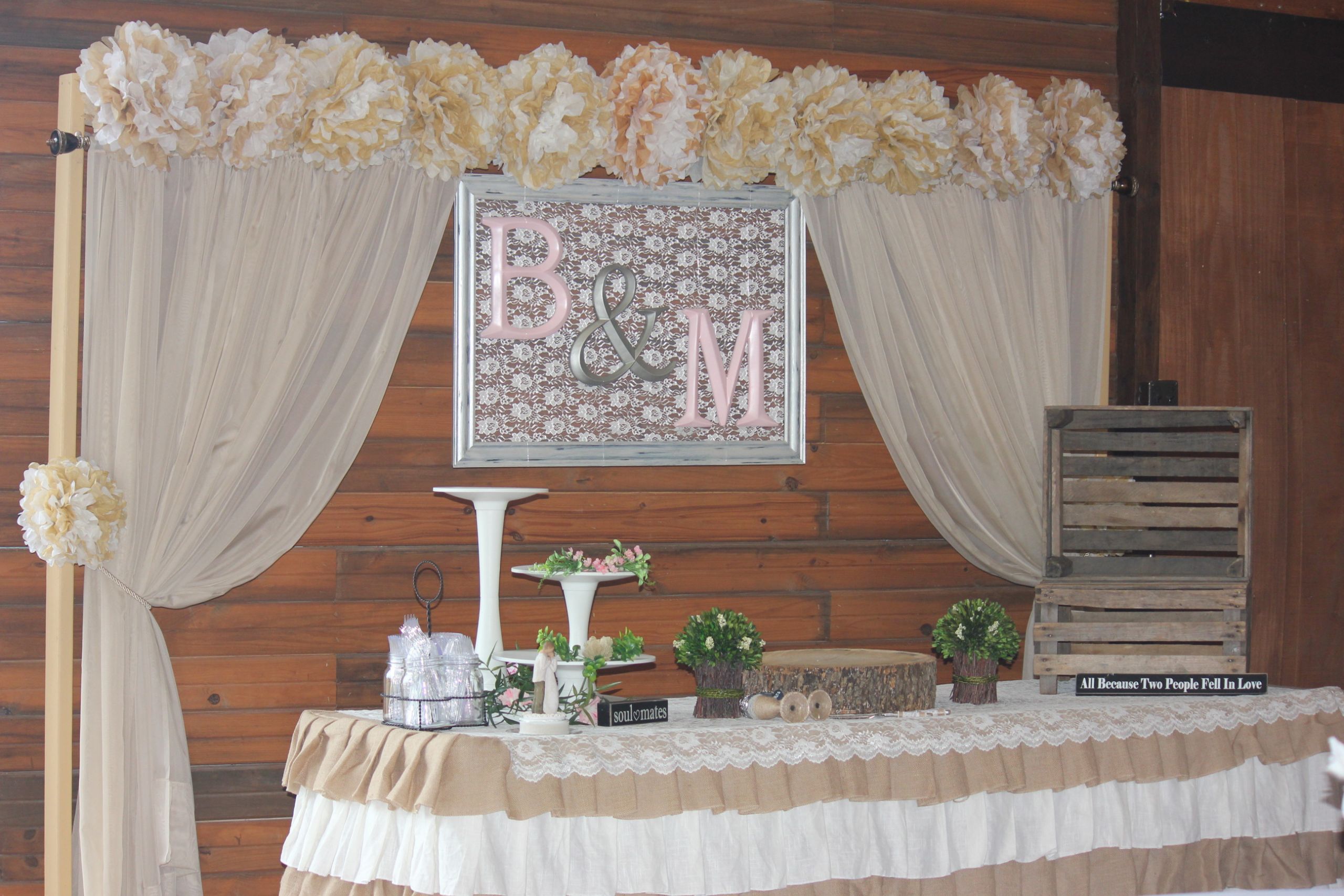 DIY Backdrop For Wedding
 Tulsa Wedding Venues