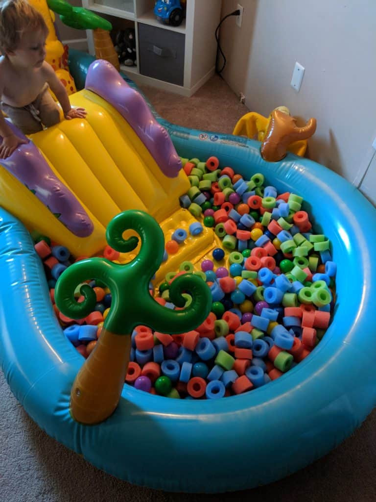 DIY Ball Pit For Toddlers
 DIY Ball Pit Penlights to Pacifiers