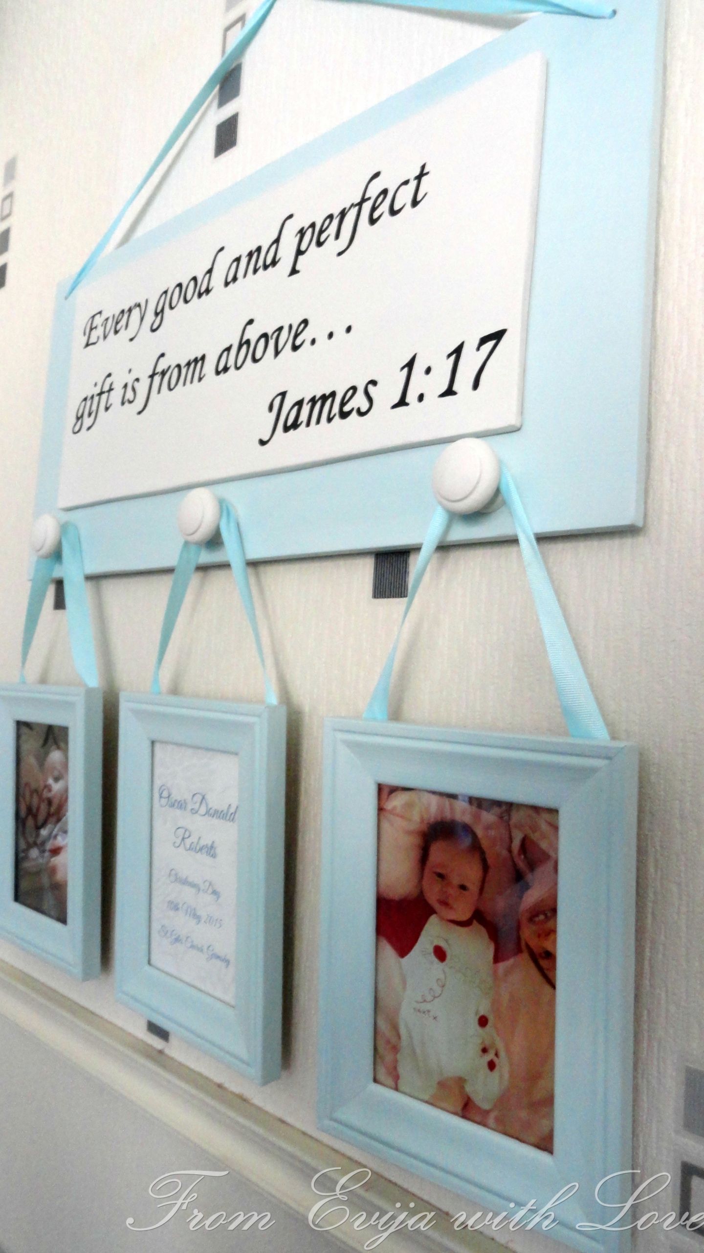 DIY Baptism Gifts
 DIY Christening present for a very special boy