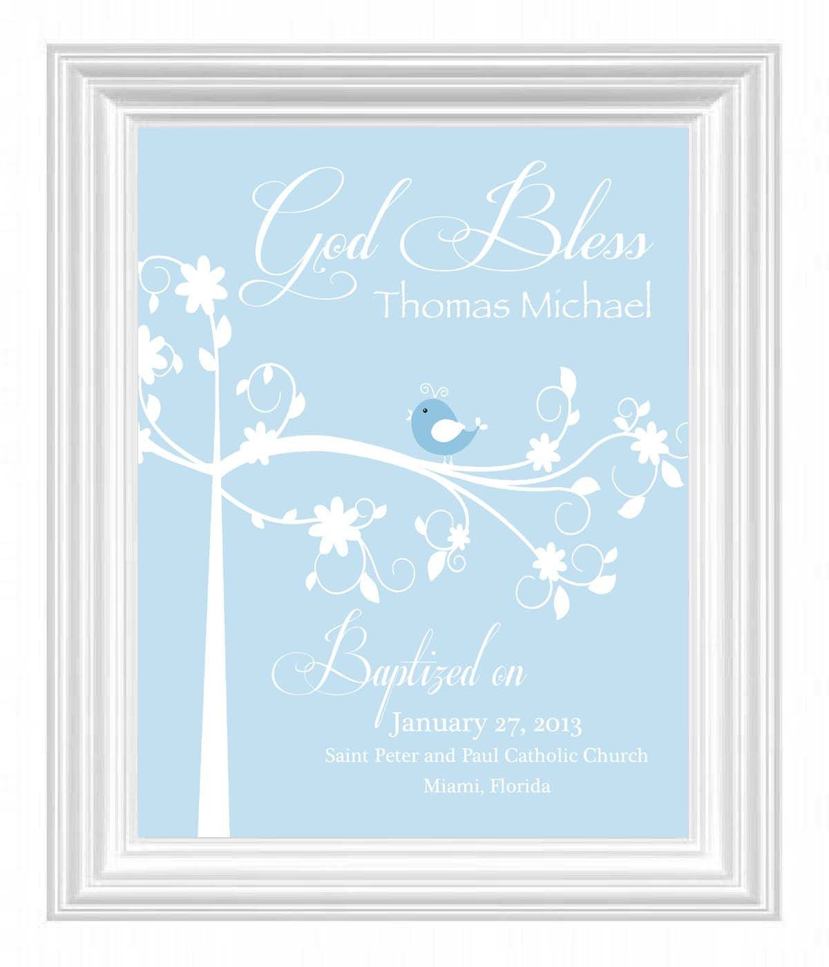 DIY Baptism Gifts
 Christening Gift Baptism Gift Baby Boy Personalized