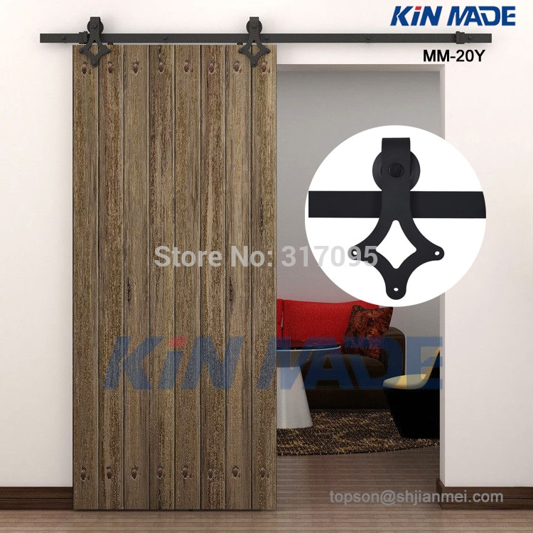 DIY Barn Door Kit
 KIN MADE Free shipping Wooden Barn Door Kits Sliding Door