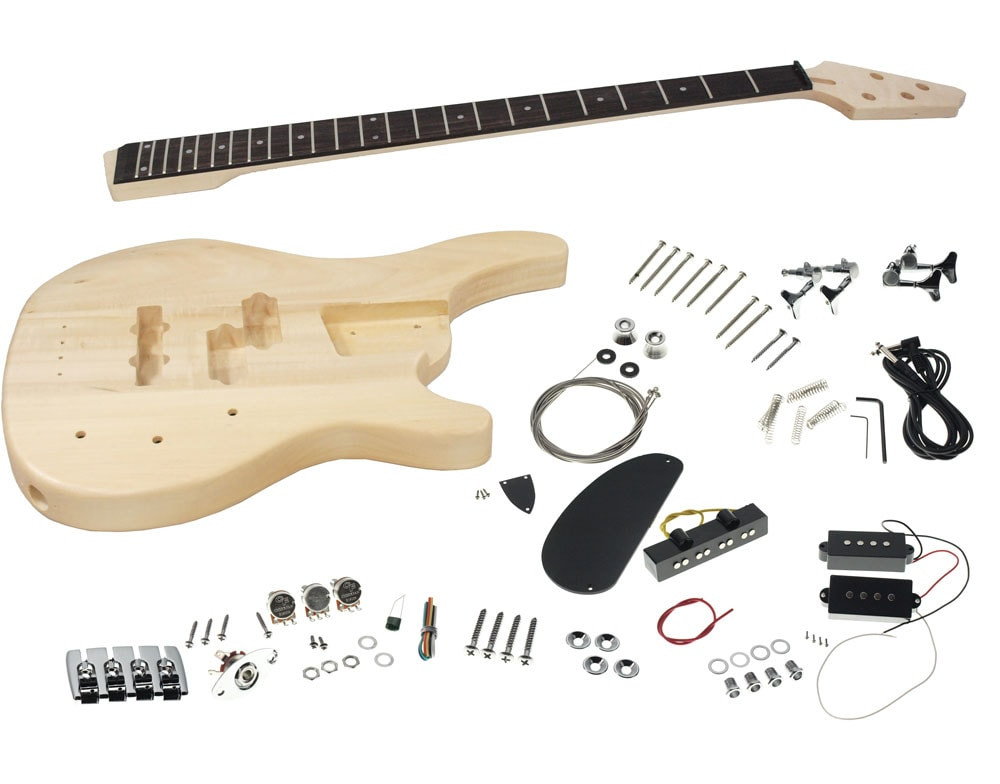 DIY Bass Guitar Kits
 Solo SR Style DIY Bass Guitar Kit Basswood Body PJ