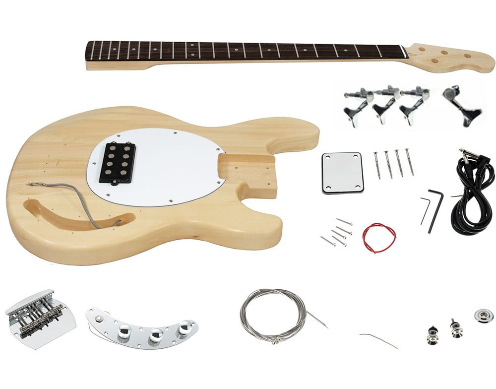 DIY Bass Guitar Kits
 Solo MM Style DIY Bass Guitar Kit Basswood Body Maple