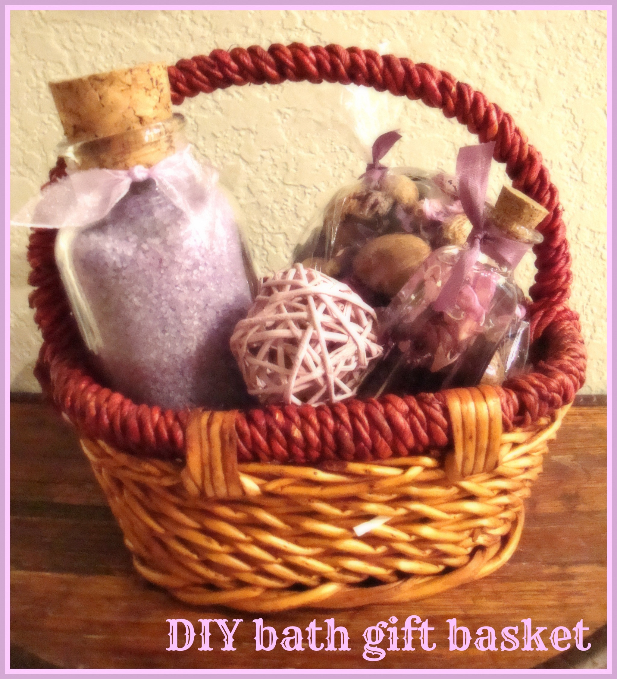 DIY Bath Gift Basket
 Homemade Scented Bath Oil & Bath Salts Growing Up Bilingual