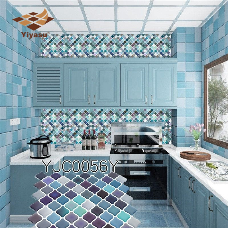 Diy Bathroom Wall Tile
 DIY Self Adhesive Mosaic Tile Backsplash Wall Sticker
