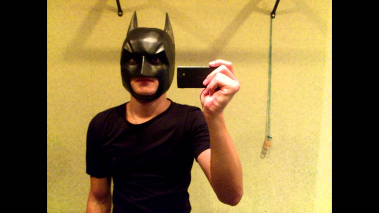 DIY Batman Mask
 Batman mask homemade Quick look The Dark Knight