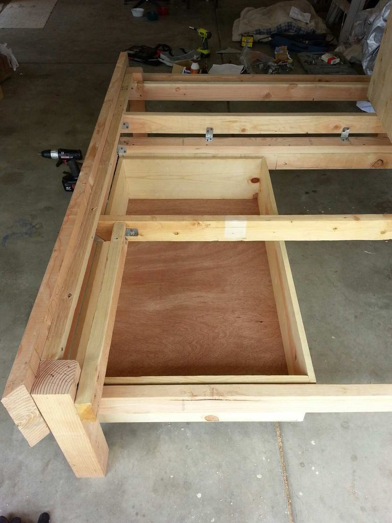 DIY Bed Frames Plans
 Storage Platform Bed Frame Plans PDF Woodworking