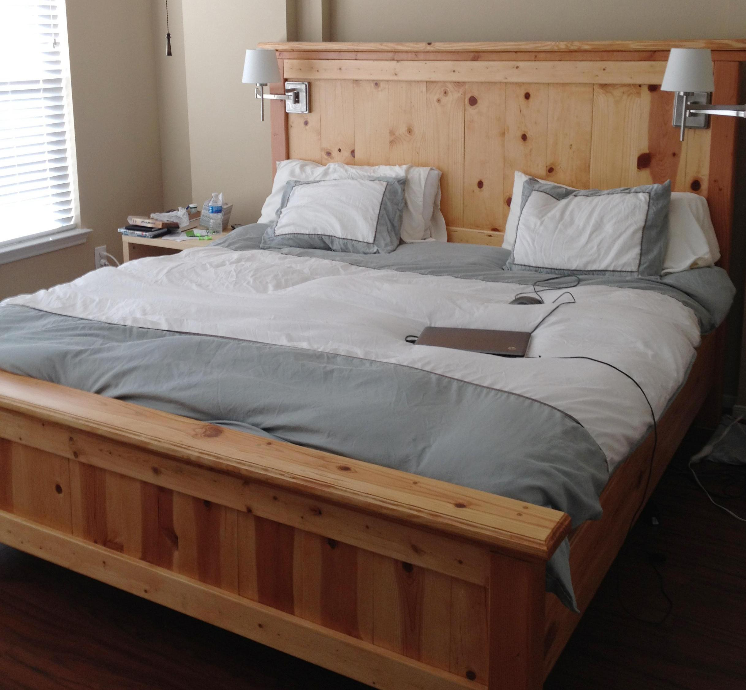 DIY Bed Frames Plans
 King Size Bed Frame Plans