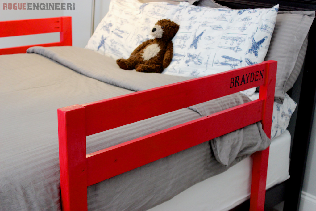 DIY Bed Rail For Toddler
 DIY Toddler Bed Rail Free Plans
