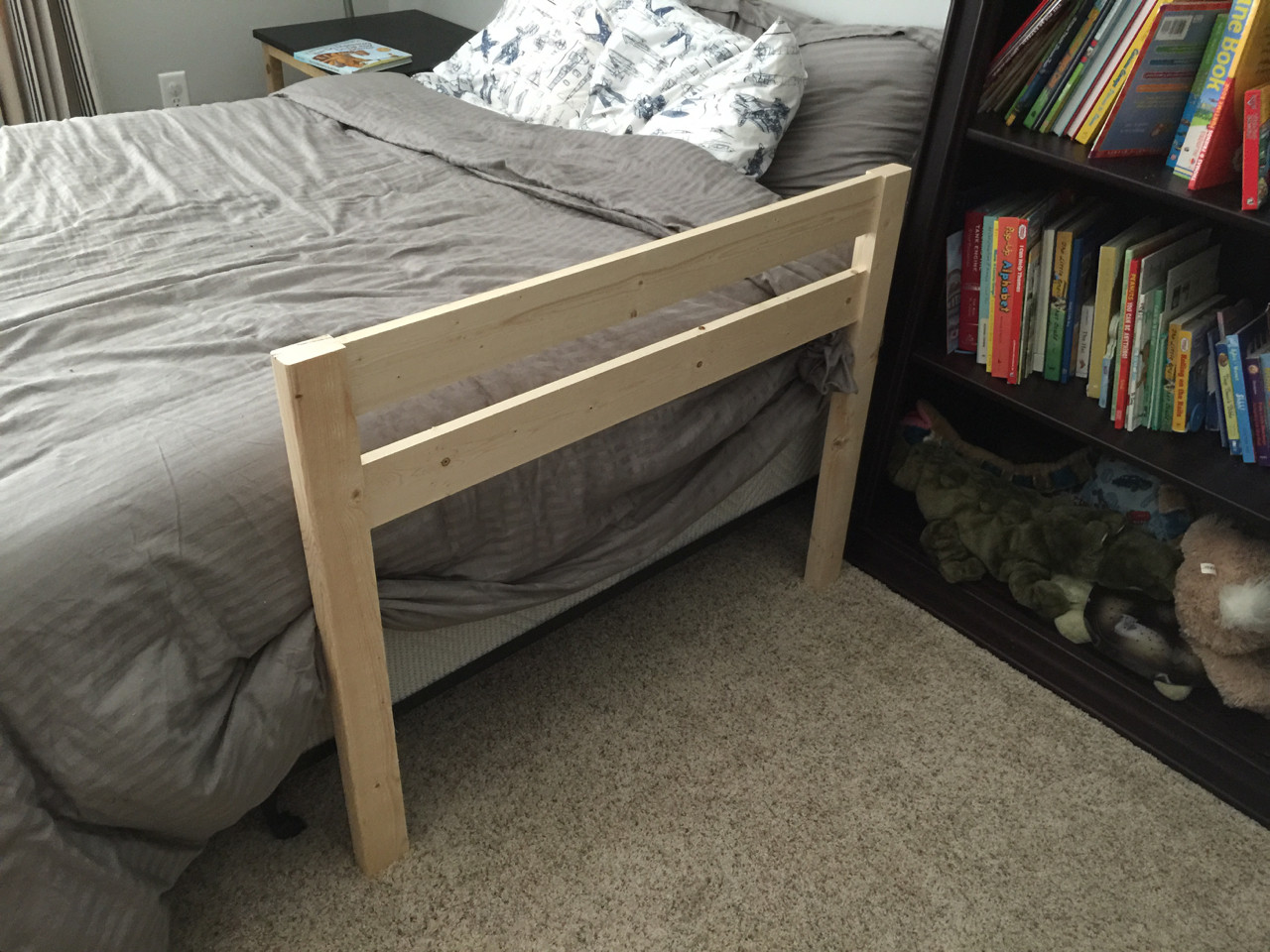 DIY Bed Rail For Toddler
 DIY Toddler Bed Rail Free Plans