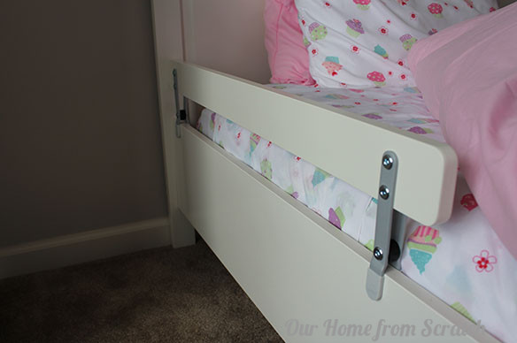 DIY Bed Rail For Toddler
 5 DIY Childproofing Tips by Our Home from Scratch