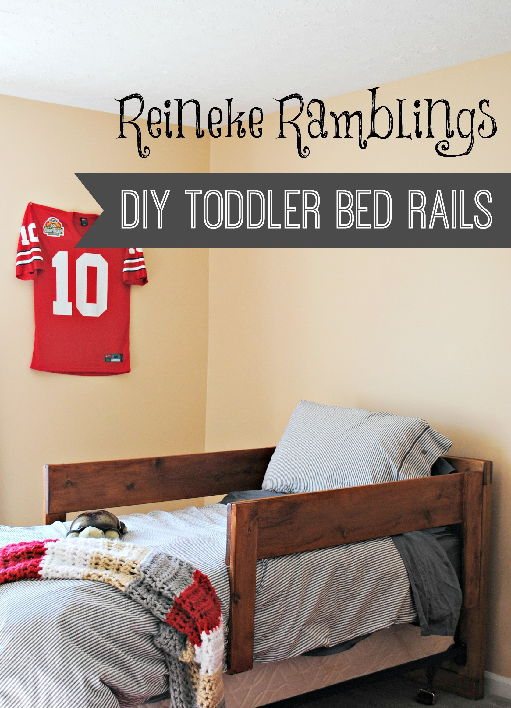 DIY Bed Rail For Toddler
 DIY Toddler Bed Rails cypress wool