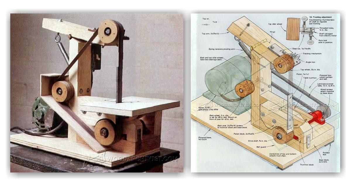 DIY Belt Sander Plans
 DIY Belt Sander • WoodArchivist