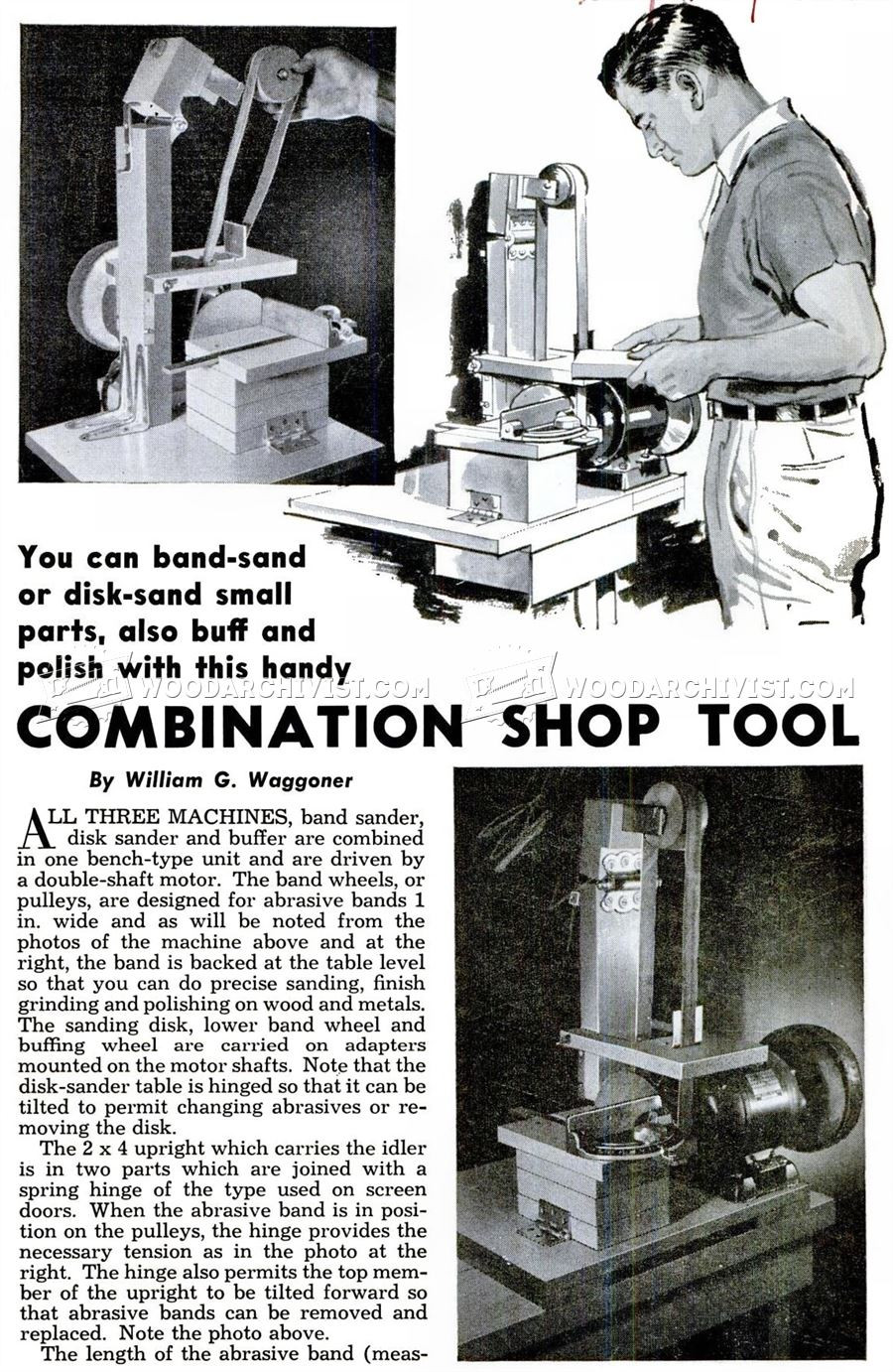 DIY Belt Sander Plans
 DIY Belt Sander • WoodArchivist