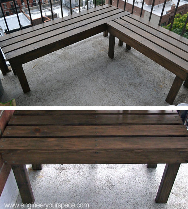 DIY Bench Outdoor
 DIY Outdoor Wood Bench 6 Steps with