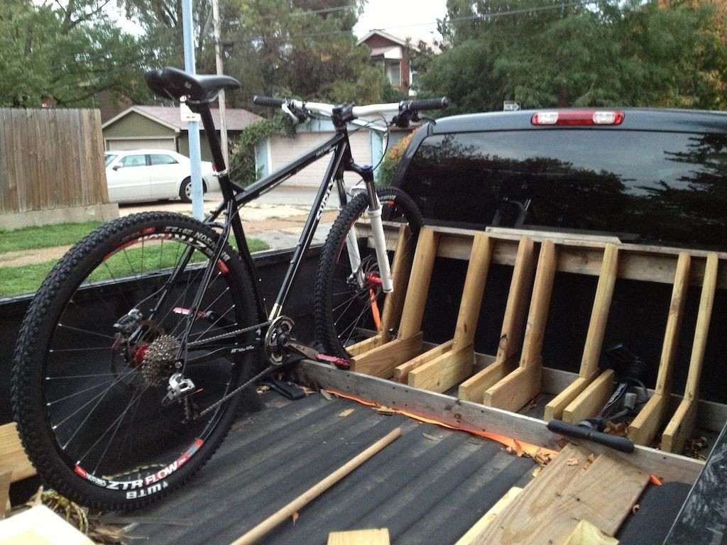 DIY Bicycle Rack For Truck Bed
 brand new build