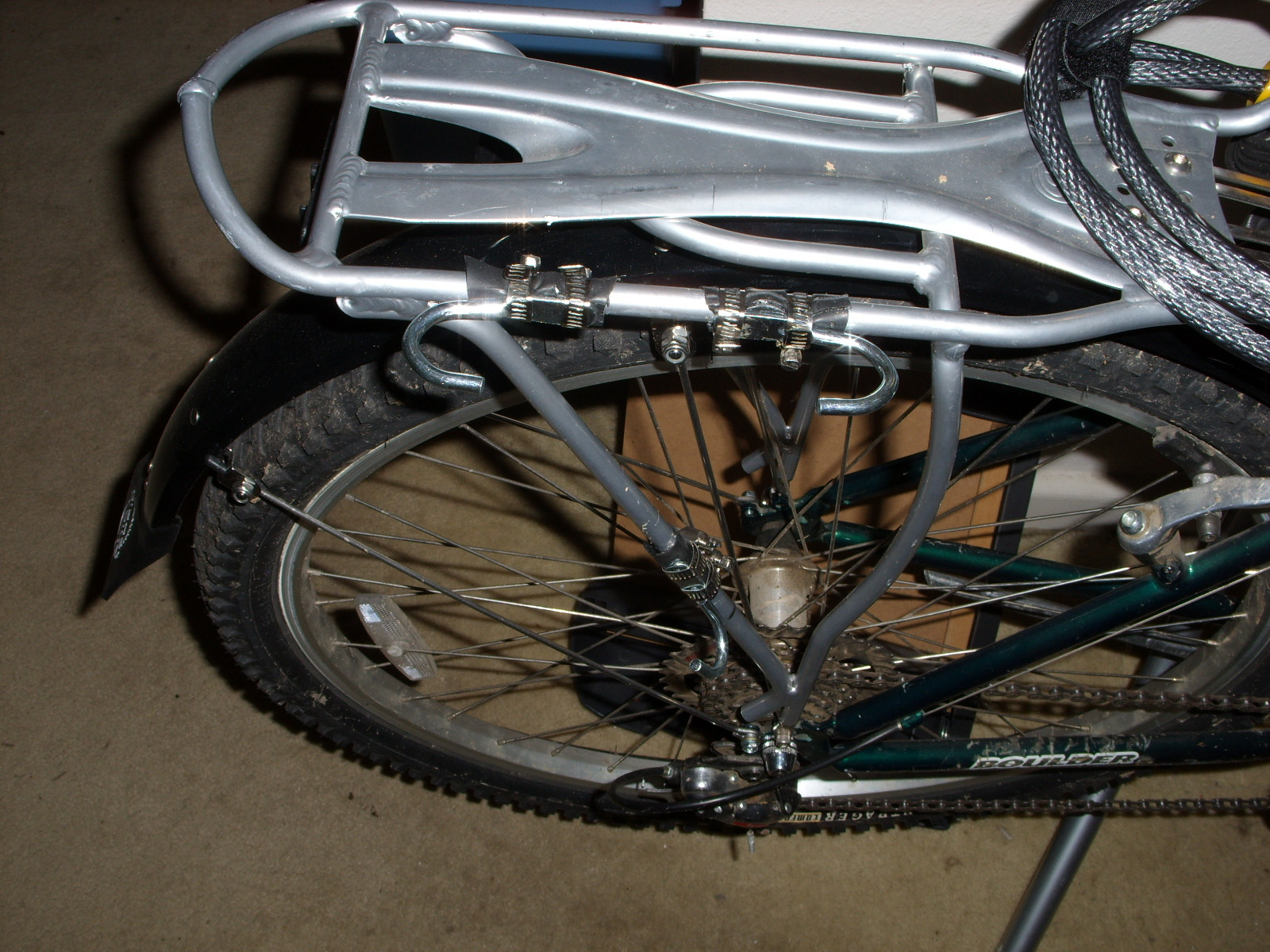 DIY Bicycle Rear Rack
 My DIY Bicycle Frame or Rear Rack Mounted U Lock Holder