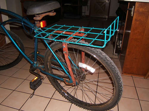 DIY Bicycle Rear Rack
 DIY Bike Rack Wheels with Style