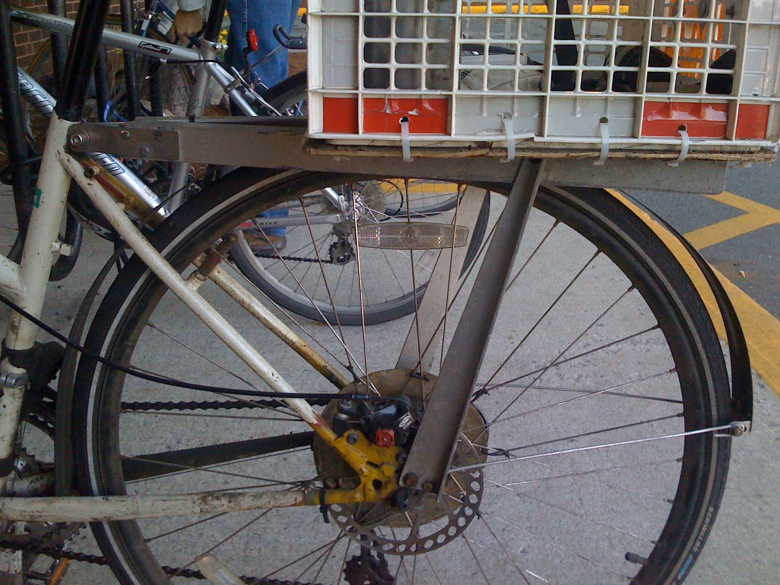 DIY Bicycle Rear Rack
 Biking in Heels Bike Geeks of the world Unite