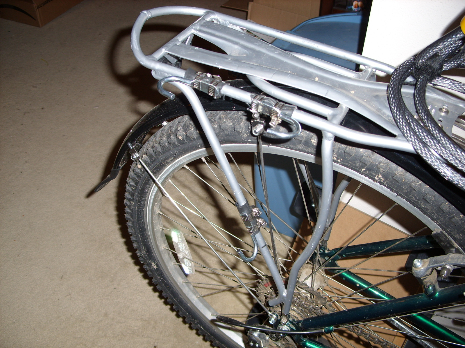 DIY Bicycle Rear Rack
 My DIY Bicycle Frame or Rear Rack Mounted U Lock Holder