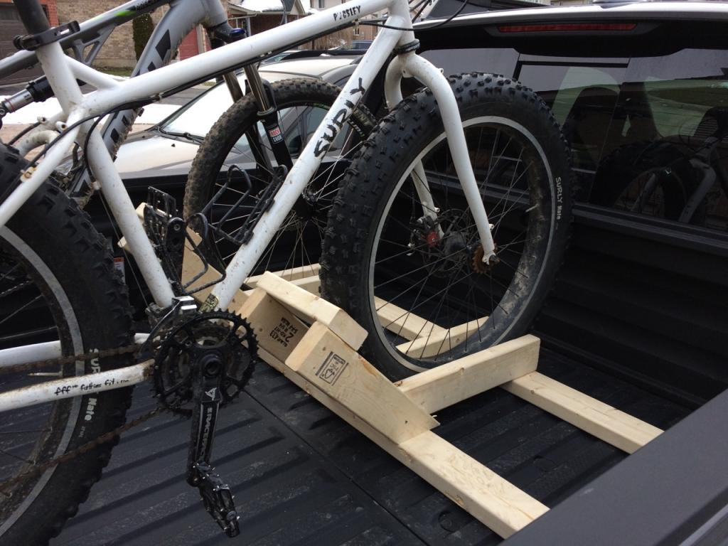 DIY Bike Rack For Truck Bed
 Truck Bed Bike Racks Let s see them Mtbr