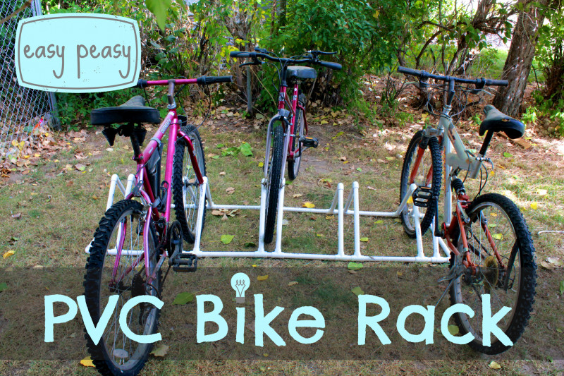 DIY Bike Rack Pvc
 DIY PVC Bike Rack Made By Marzipan