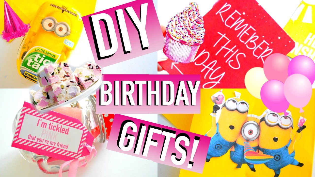 Diy Birthday Gift
 DIY Birthday Gift Ideas Easy & Affordable ♡