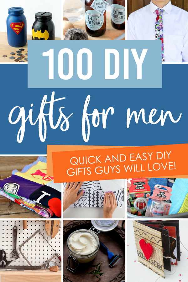 DIY Birthday Gifts For Men
 Creative DIY Gift Ideas for Men